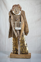 Kunstvolle Holzkunst aus Treibholz. Holzfiguren und Skulpturen für Haus und Garten in Starnberg.